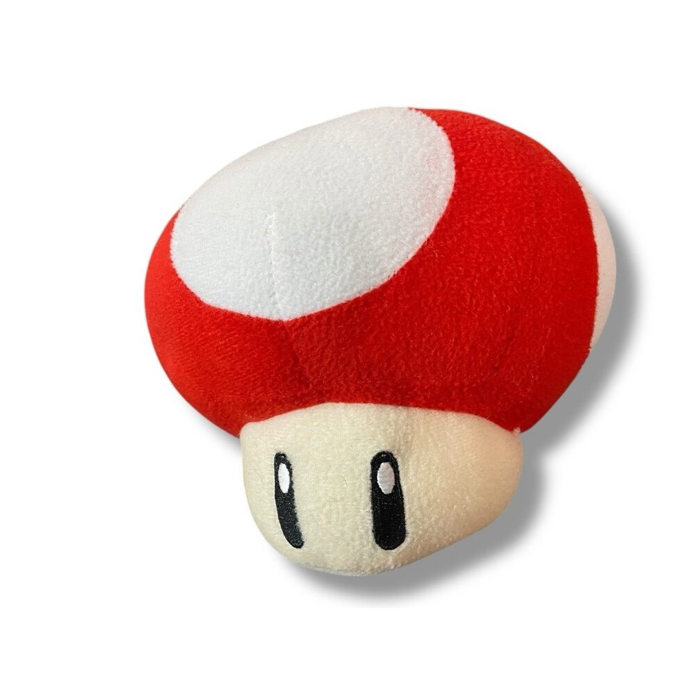 Super Mario Collection 10 Inch Large Red Mushroom Plush Nintendo San-El Japan